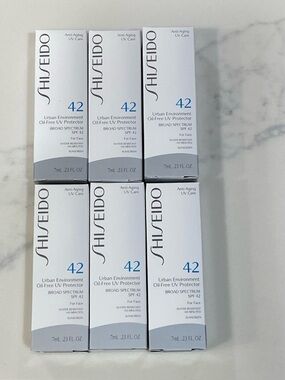 6 Shiseido Urban Environment Oil-Free UV Protector SPF 42 .23 oz